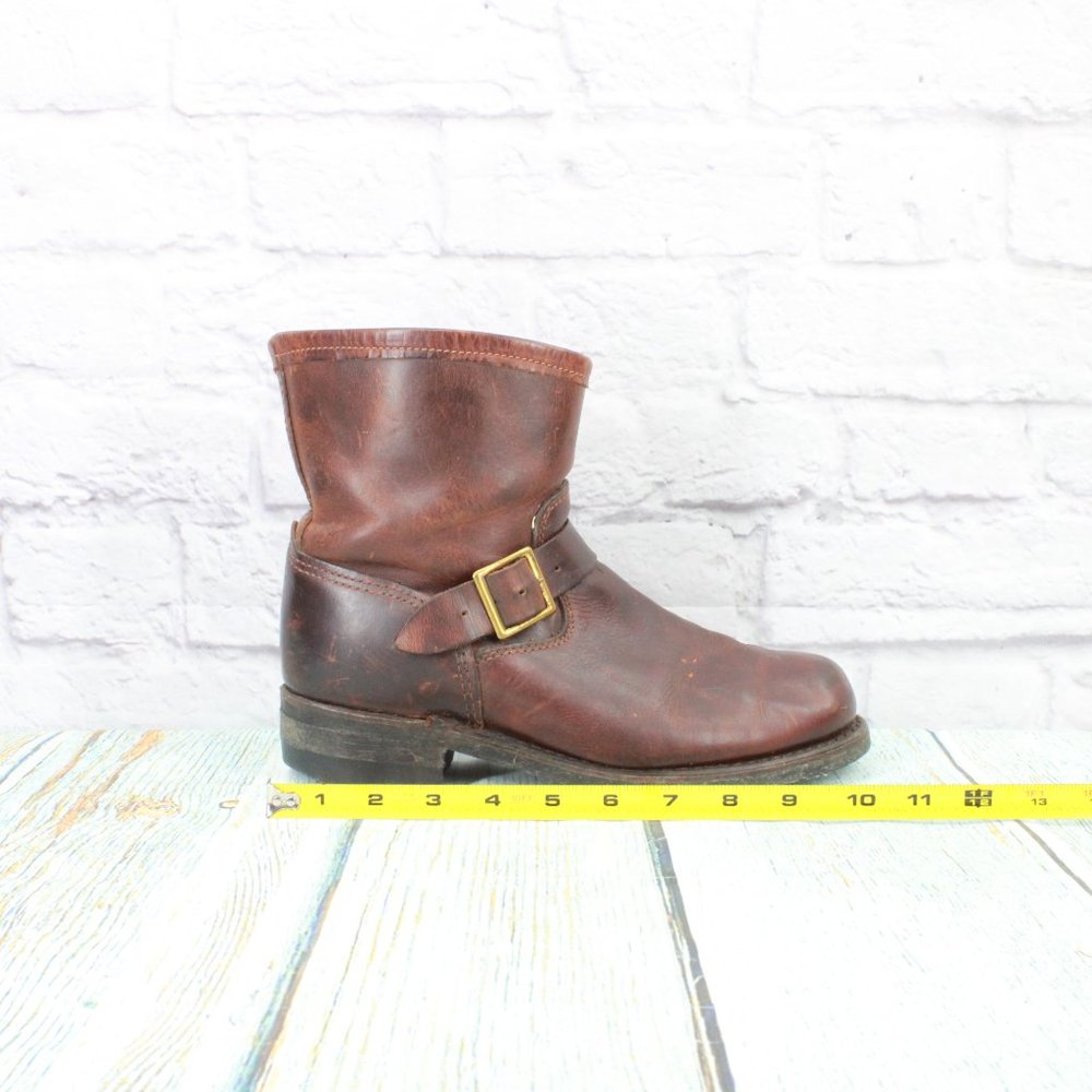 *Durango Vulcan Cord Brown Leather Pull on Oil Resistant Boots Size 9 Inch - Picture 8 of 9